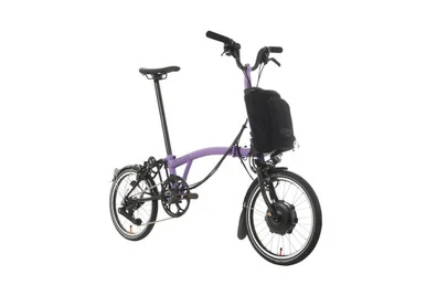 Brompton Electric P Line - 12-speed Pop Lilac High